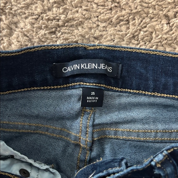 Calvin Klein Dark Wash High Rise Jegging - Picture 3 of 5